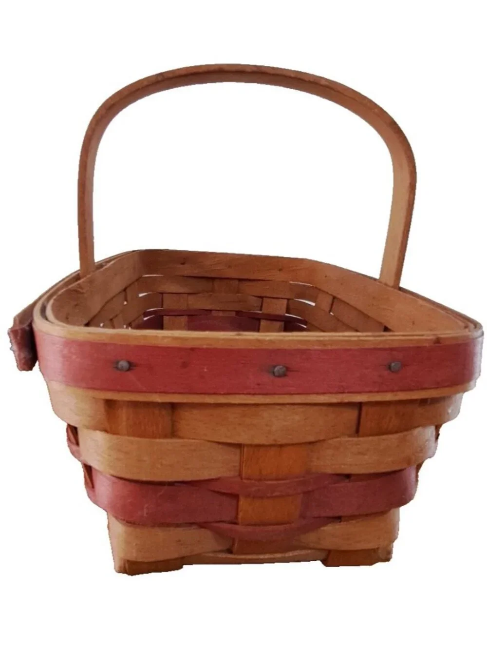 Longaberger 1990 Christmas Collection Gingerbread Basket Signed Handwoven